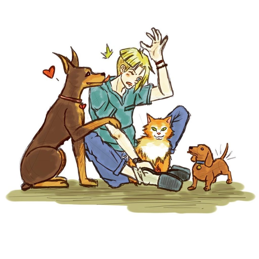 Artwork from @frauv8, 2018-03-03