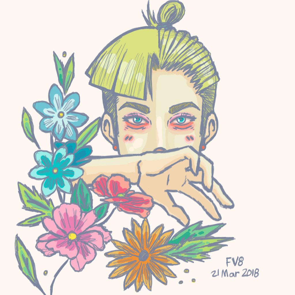 Artwork from @frauv8, 2018-03-20