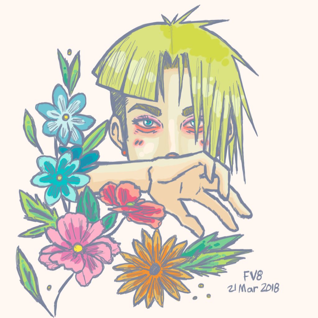 Artwork from @frauv8, 2018-03-20