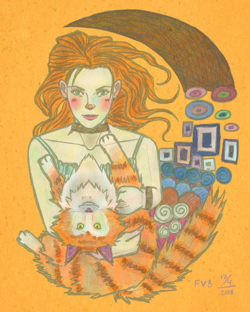 Artwork from @frauv8, 2018-04-17