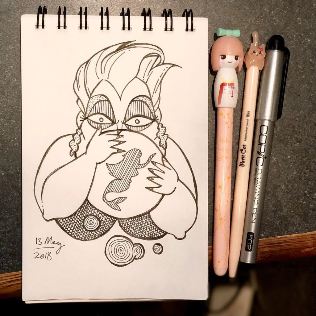 Artwork from @frauv8, 2018-05-14