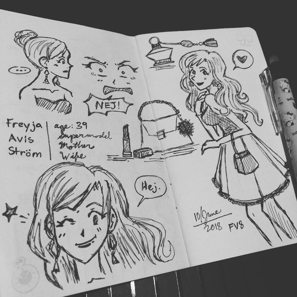 Artwork from @frauv8, 2018-06-11