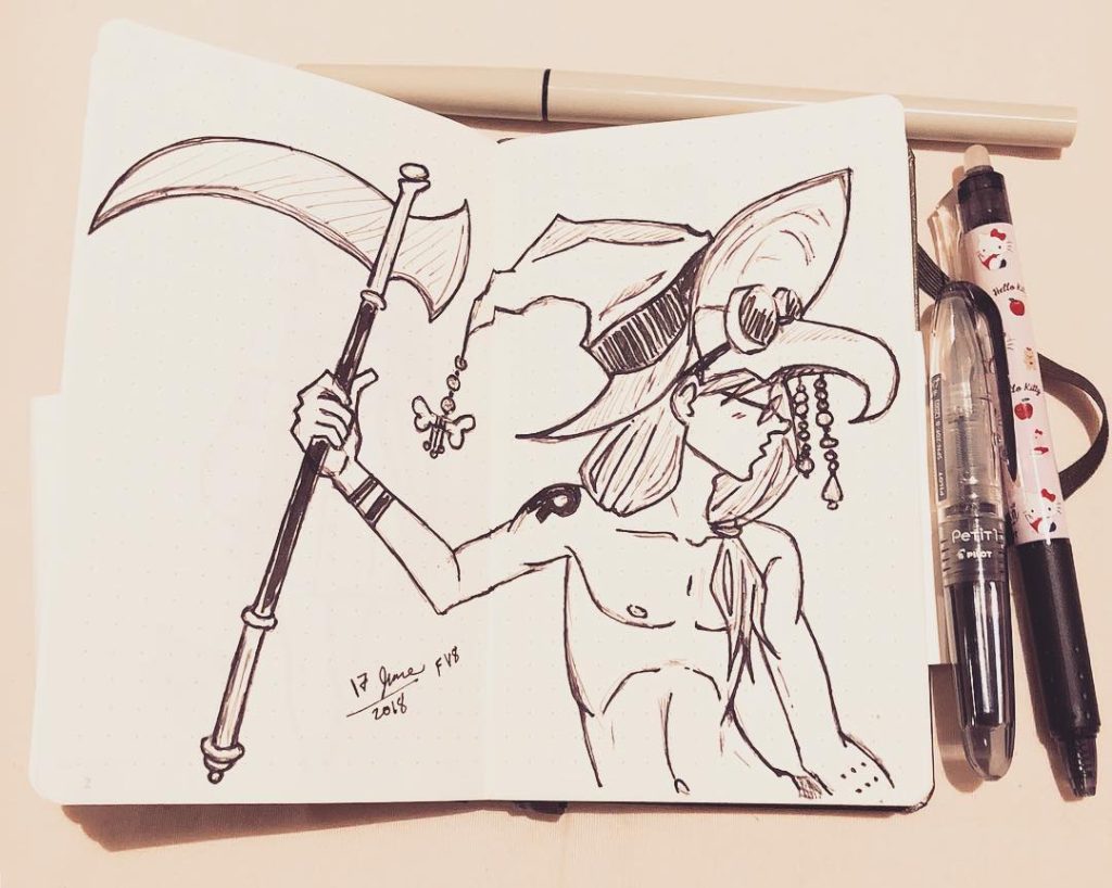 Artwork from @frauv8, 2018-06-18