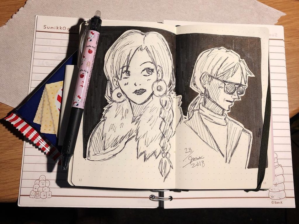 Artwork from @frauv8, 2018-06-29