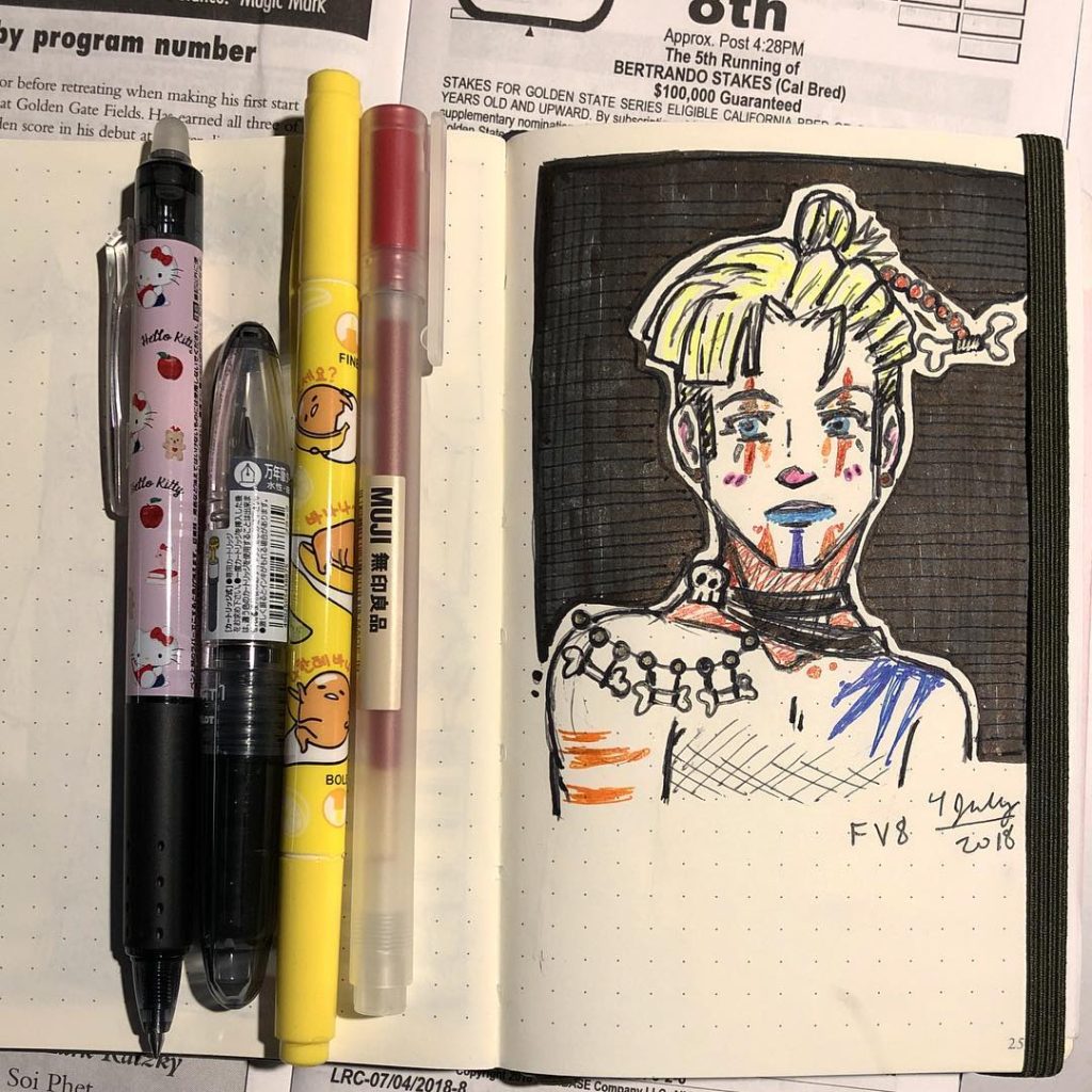 Artwork from @frauv8, 2018-07-04