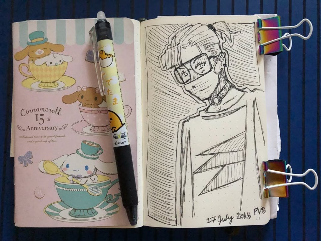Artwork from @frauv8, 2018-07-27