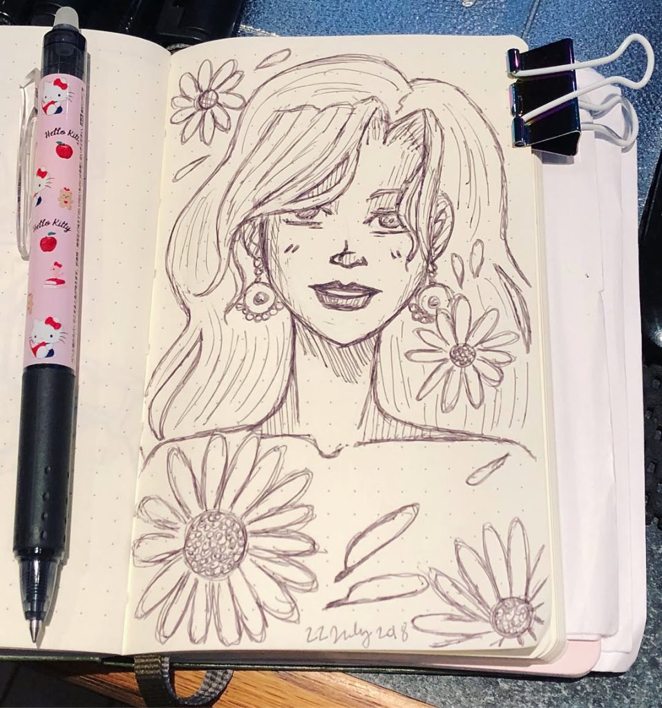 Artwork from @frauv8, 2018-07-22