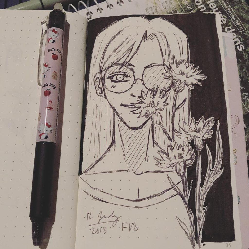 Artwork from @frauv8, 2018-07-13