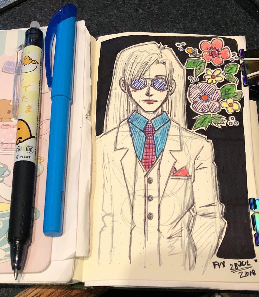 Artwork from @frauv8, 2018-07-28