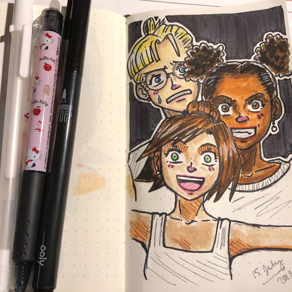 Artwork from @frauv8, 2018-07-16