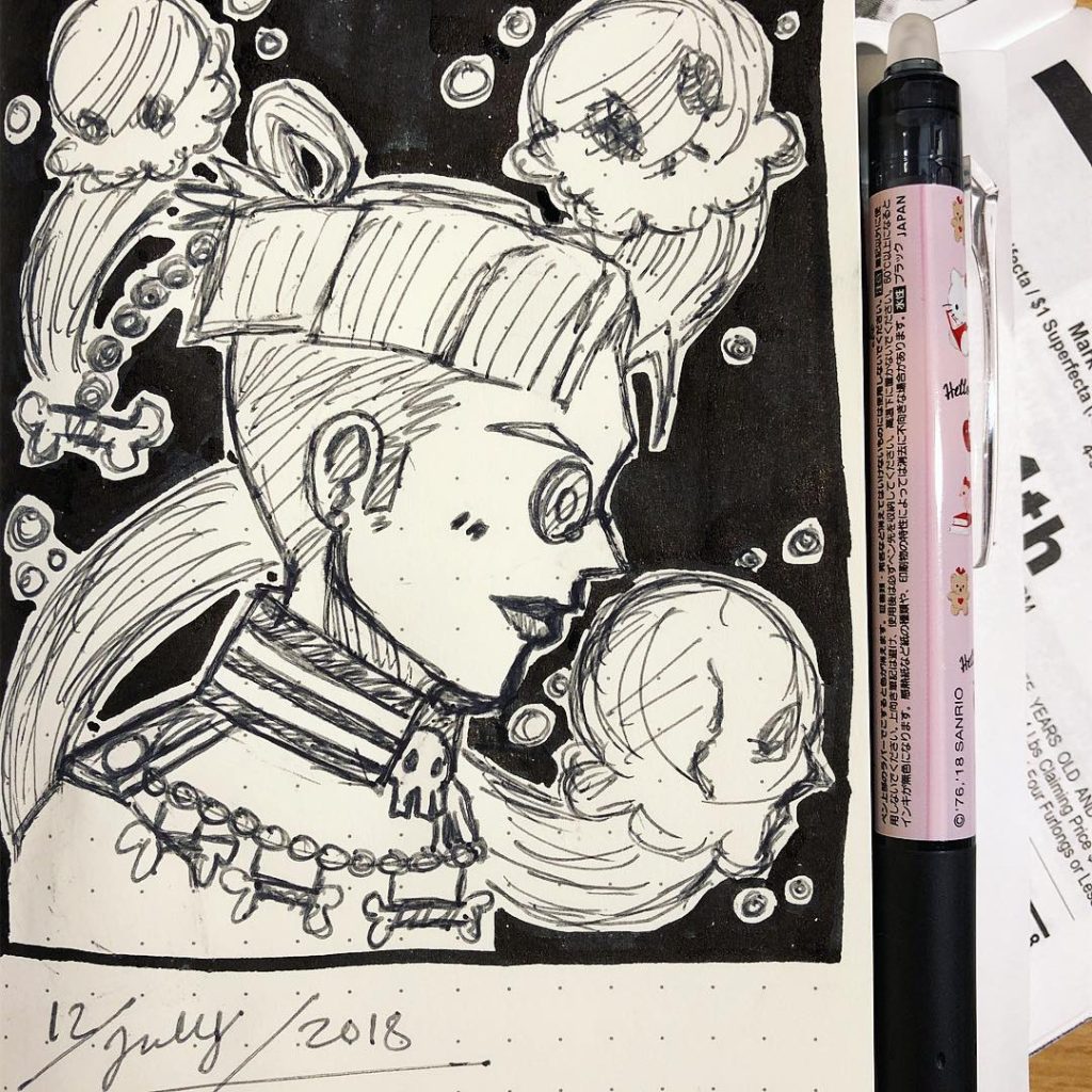 Artwork from @frauv8, 2018-07-12