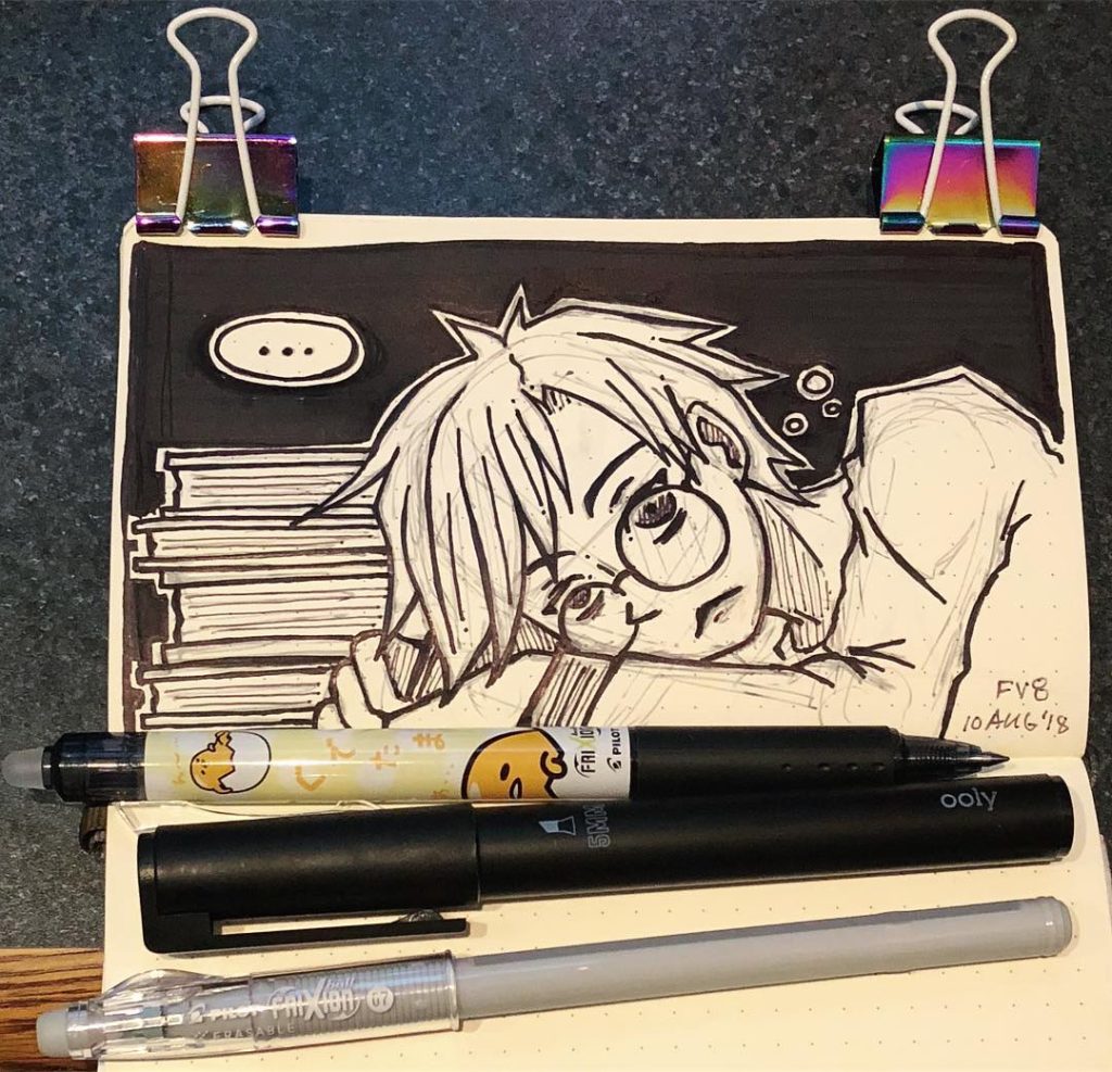 Artwork from @frauv8, 2018-08-10