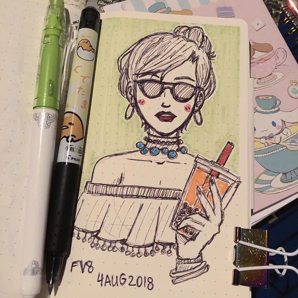 Artwork from @frauv8, 2018-08-05
