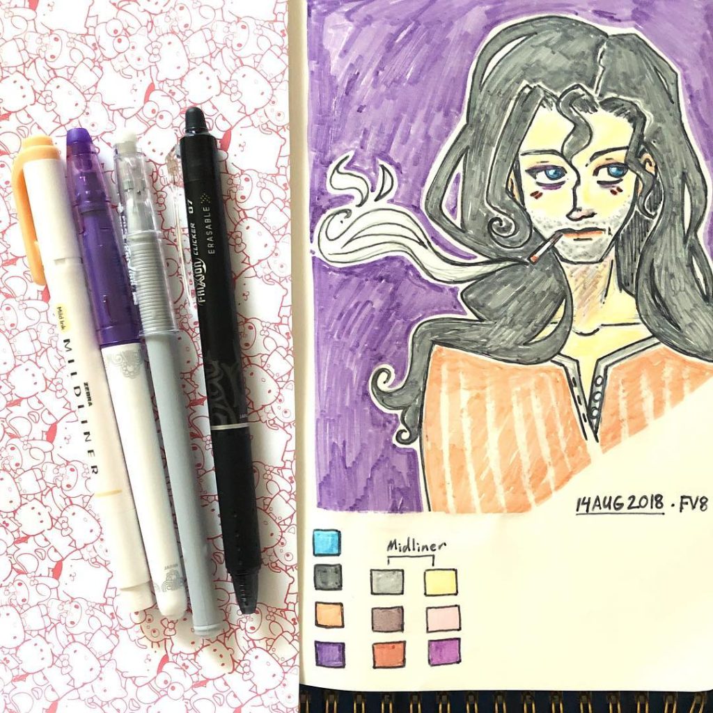 Artwork from @frauv8, 2018-08-14