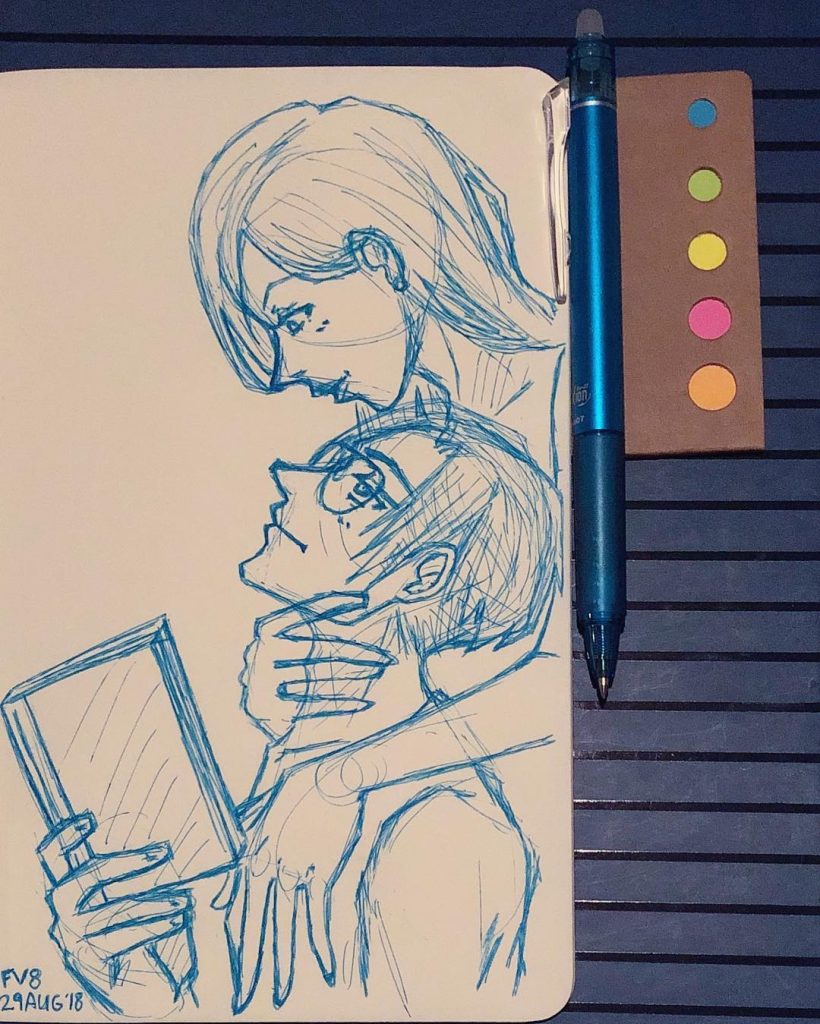 Artwork from @frauv8, 2018-08-30