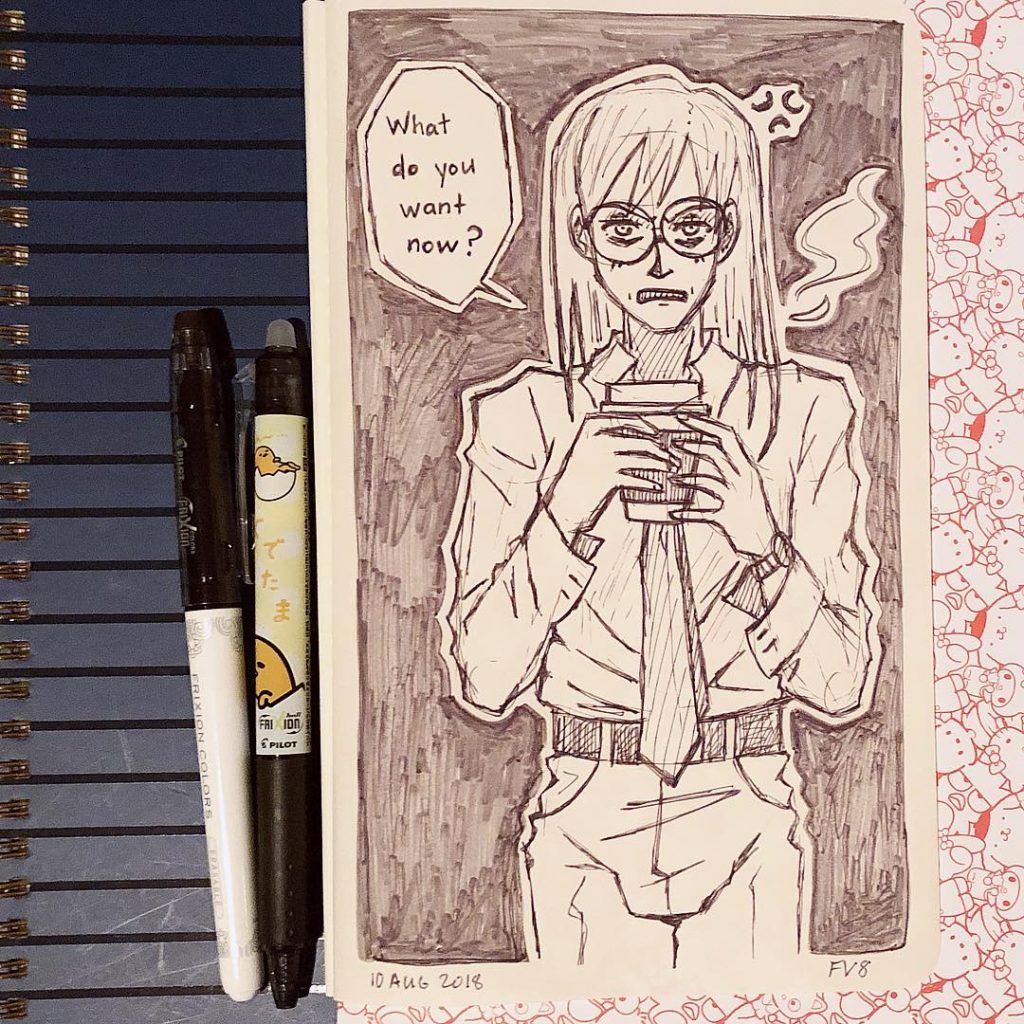 Artwork from @frauv8, 2018-08-11