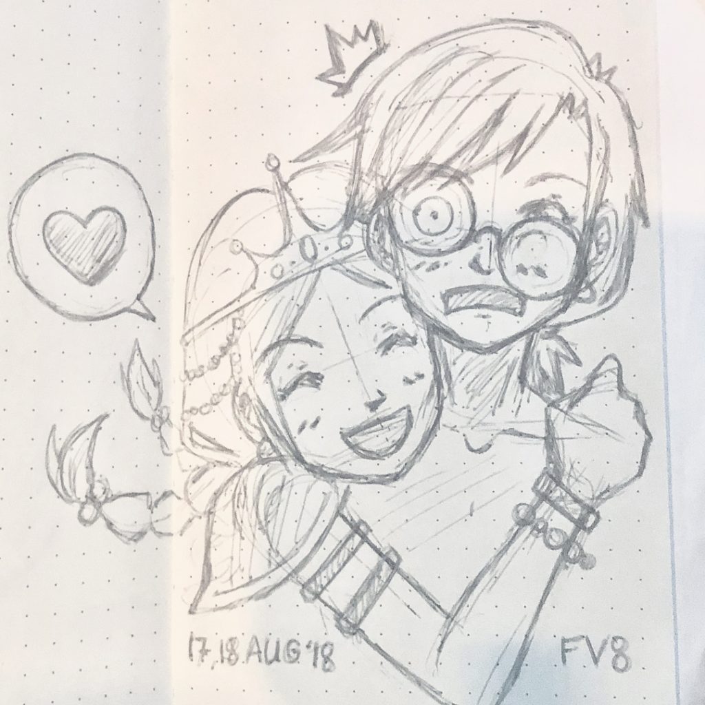 Artwork from @frauv8, 2018-08-19