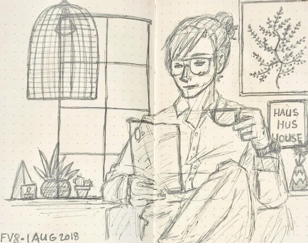 Artwork from @frauv8, 2018-08-02
