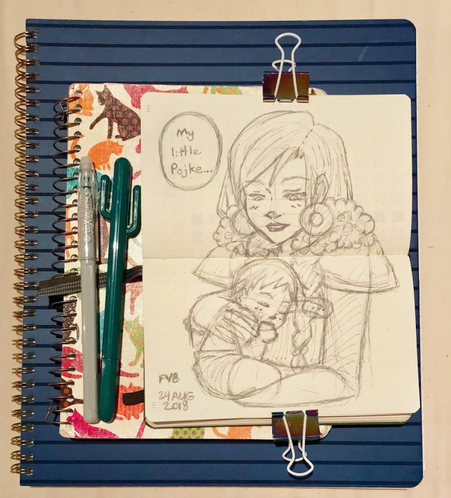 Artwork from @frauv8, 2018-08-25