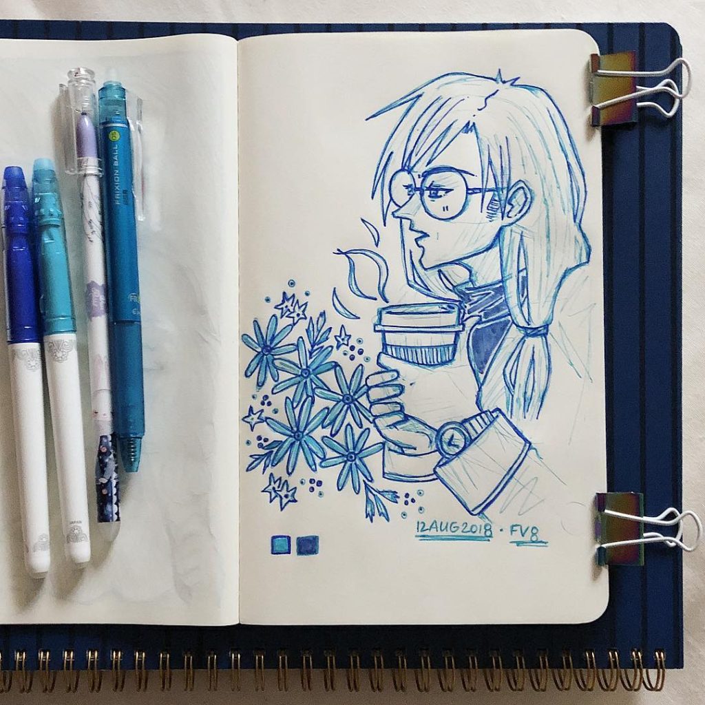 Artwork from @frauv8, 2018-08-13