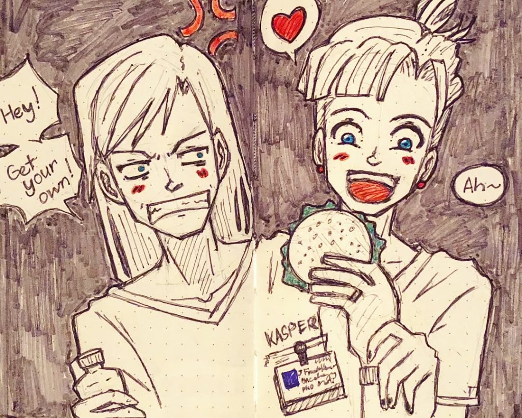 Artwork from @frauv8, 2018-08-23