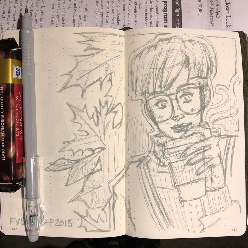 Artwork from @frauv8, 2018-09-23