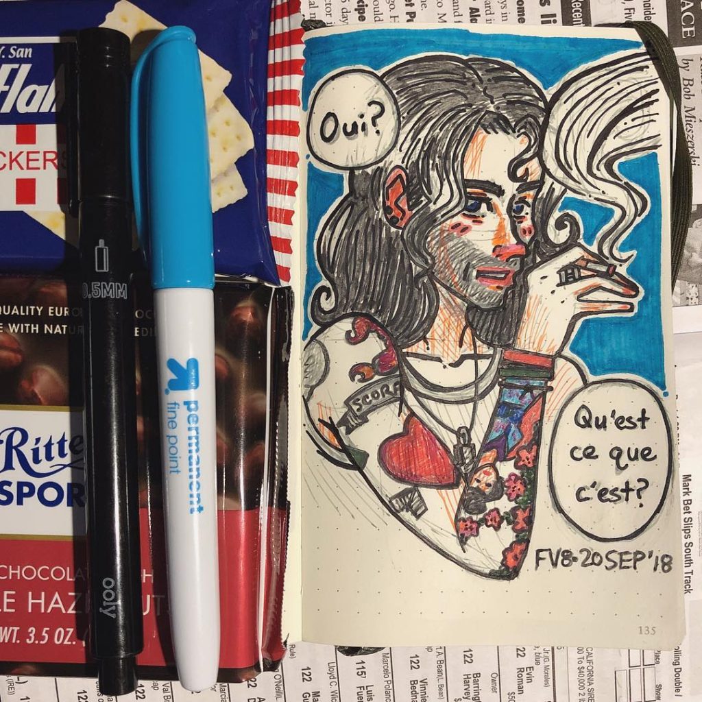 Artwork from @frauv8, 2018-09-20