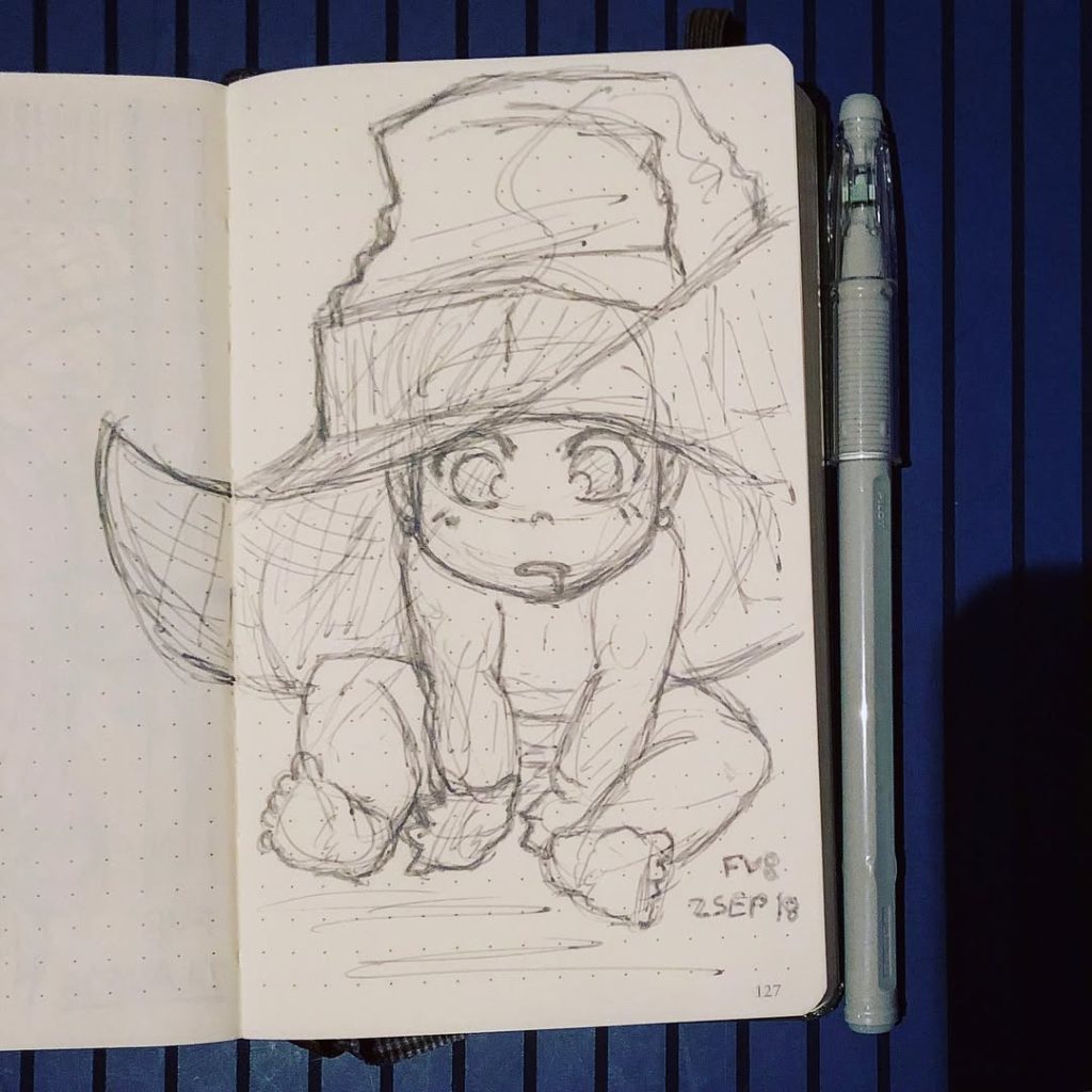 Artwork from @frauv8, 2018-09-04
