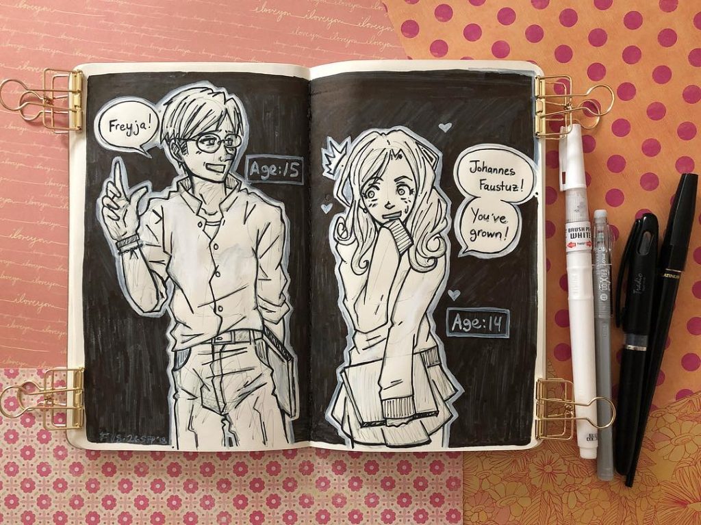Artwork from @frauv8, 2018-09-26