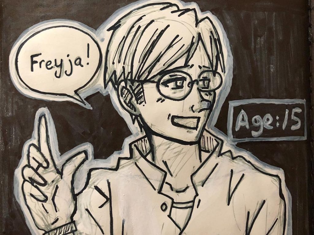 Artwork from @frauv8, 2018-09-26