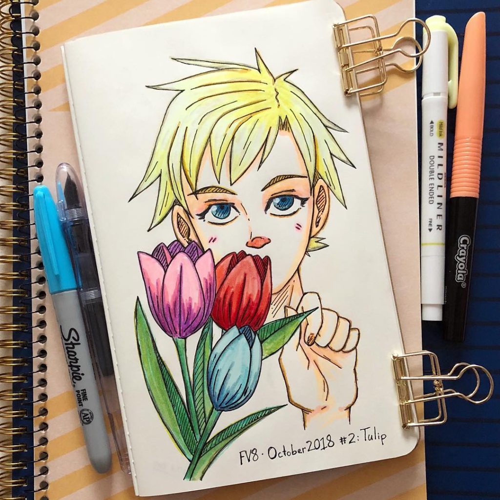 Artwork from @frauv8, 2018-10-01