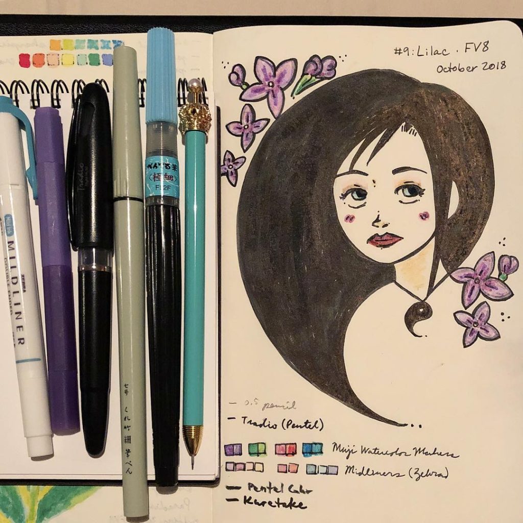 Artwork from @frauv8, 2018-10-09