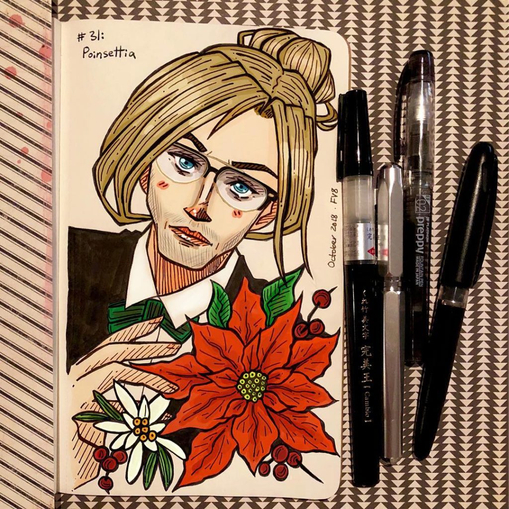 Artwork from @frauv8, 2018-10-30