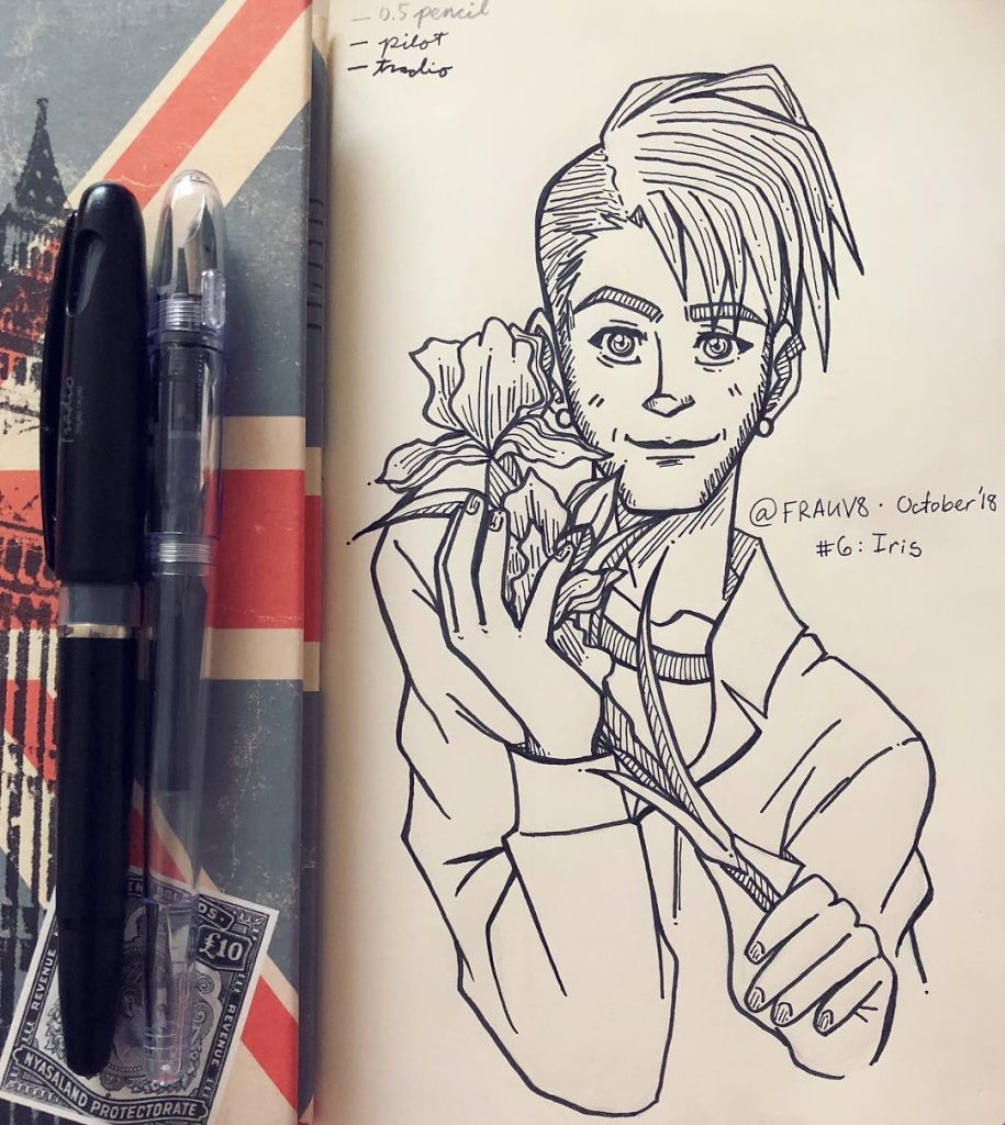 Artwork from @frauv8, 2018-10-03