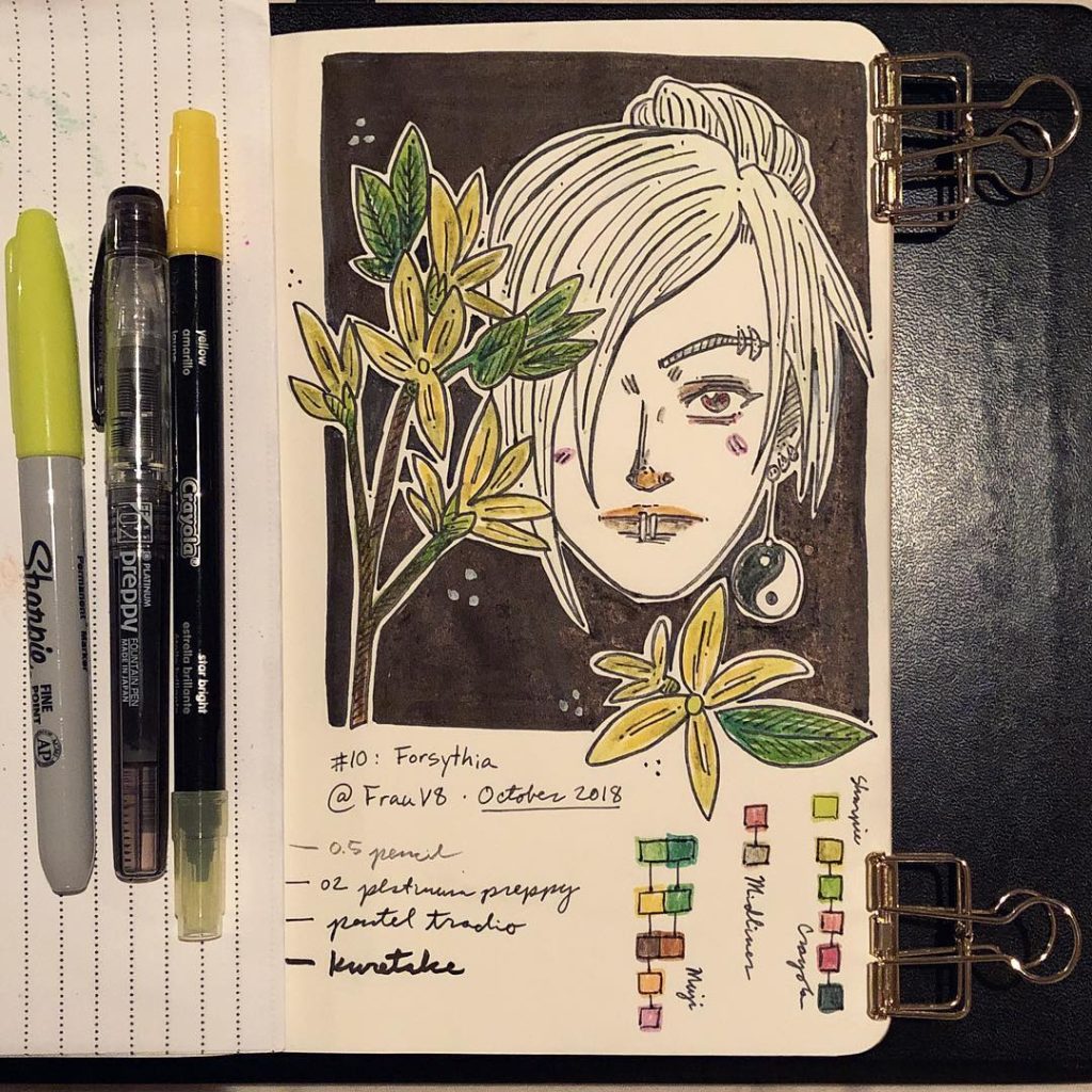 Artwork from @frauv8, 2018-10-09