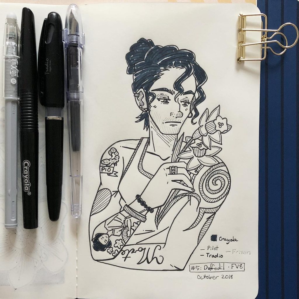 Artwork from @frauv8, 2018-10-02