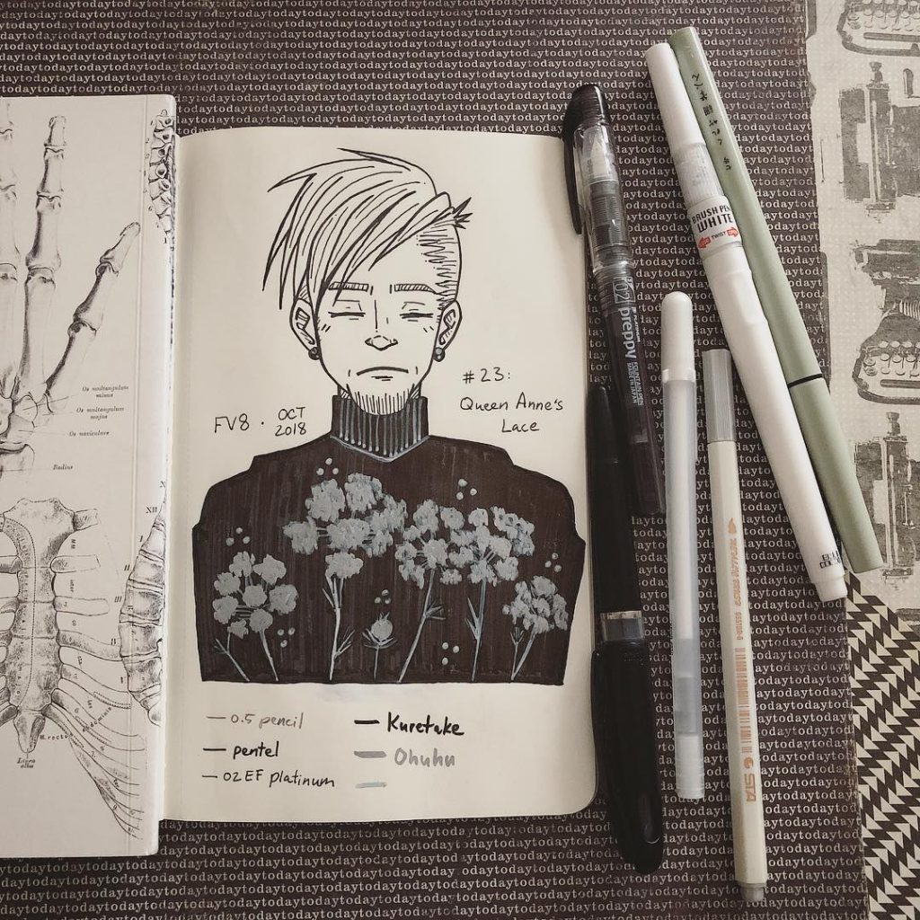 Artwork from @frauv8, 2018-10-22