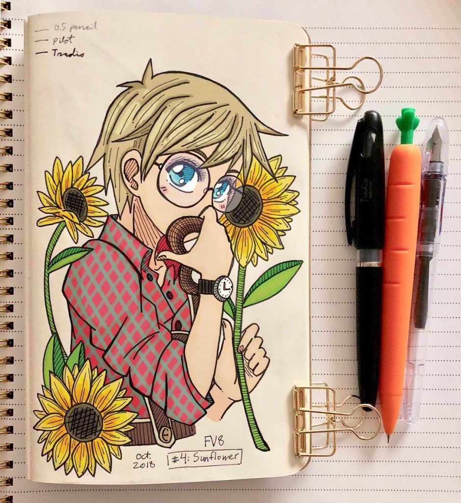 Artwork from @frauv8, 2018-10-03