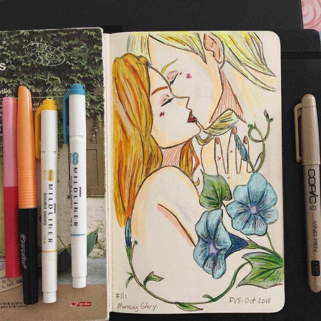 Artwork from @frauv8, 2018-10-09