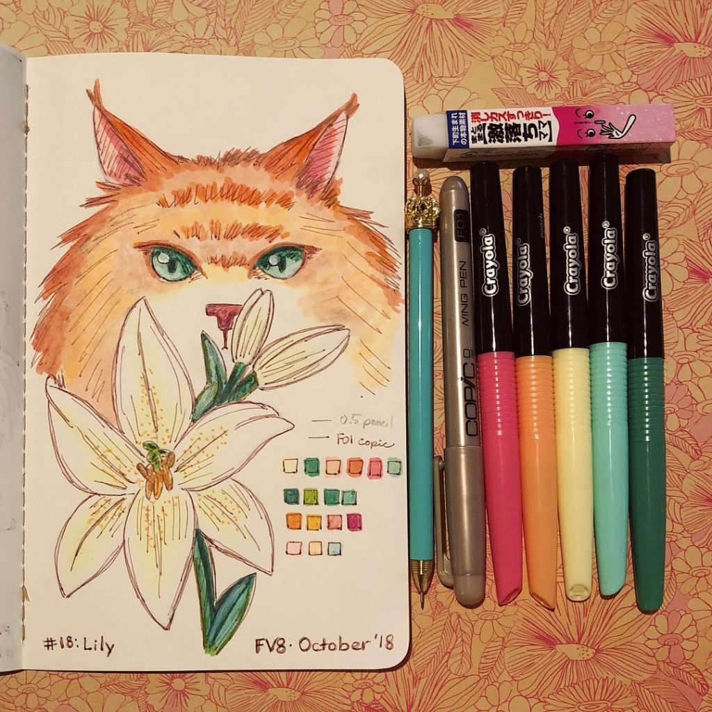 Artwork from @frauv8, 2018-10-16