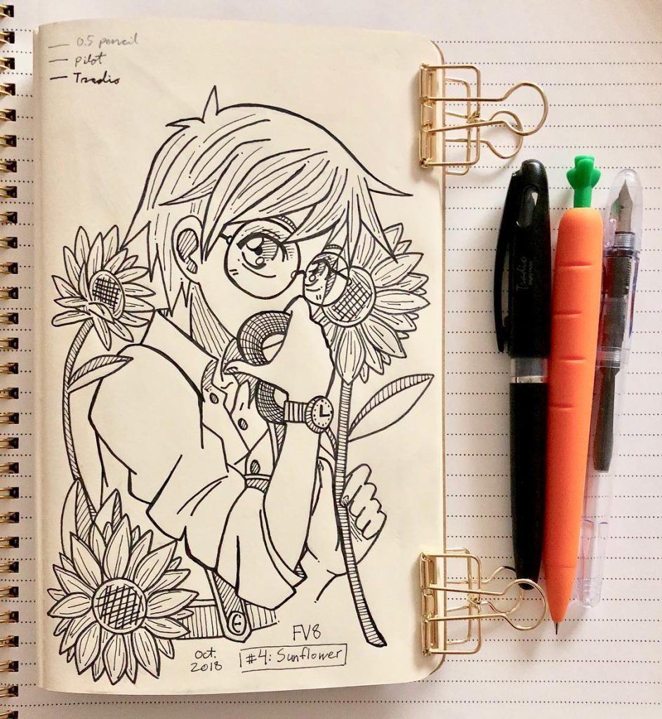 Artwork from @frauv8, 2018-10-03