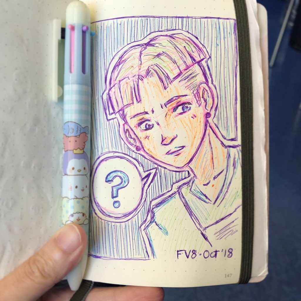Artwork from @frauv8, 2018-10-18