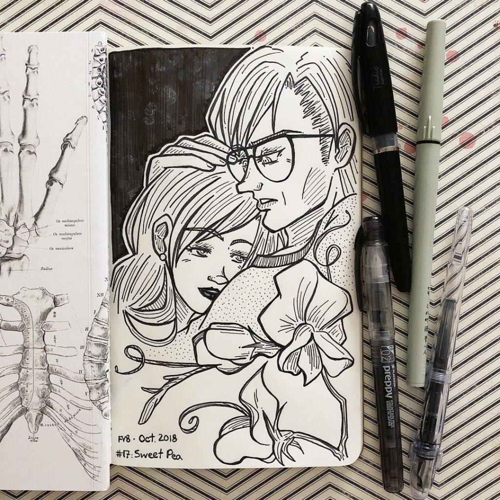 Artwork from @frauv8, 2018-10-15