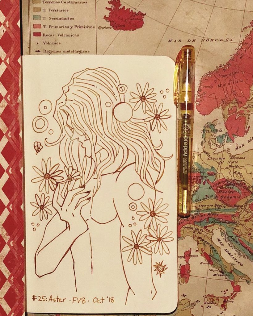 Artwork from @frauv8, 2018-10-23