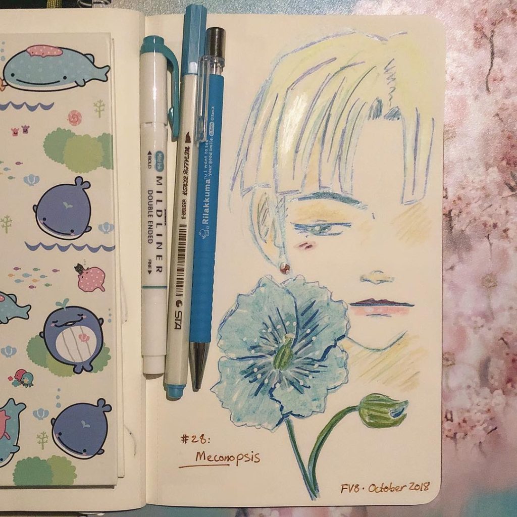 Artwork from @frauv8, 2018-10-28