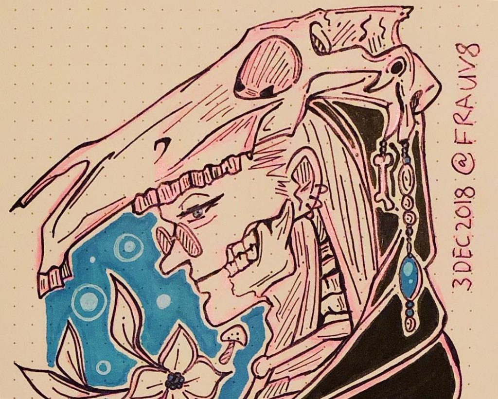 Artwork from @frauv8, 2018-12-04