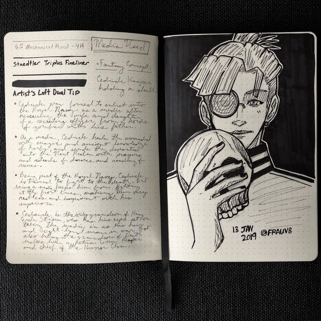 Artwork from @frauv8, 2019-01-15