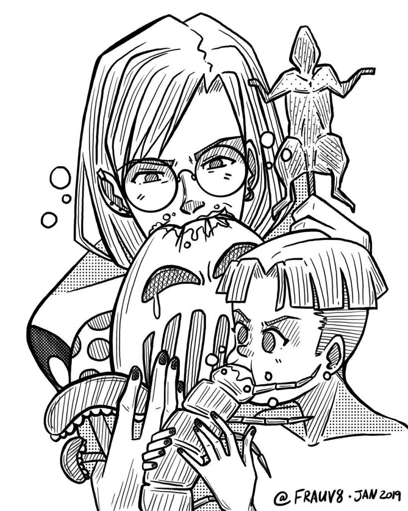 Artwork from @frauv8, 2019-01-18