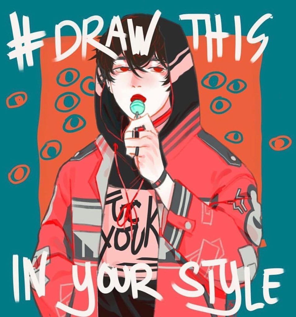 Artwork from @frauv8, 2019-04-18