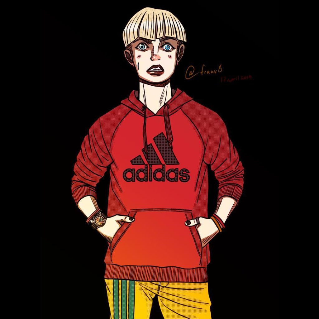 Artwork from @frauv8, 2019-04-17